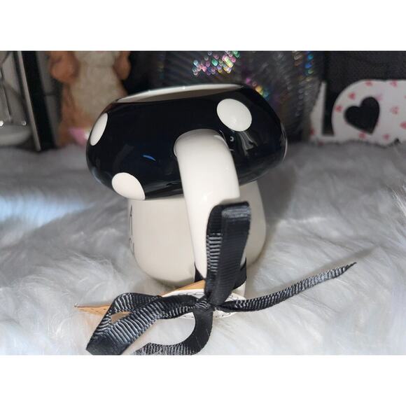 RAE Dunn Artisan Collection I'm a FUN-GI Mushroom Mug - Black Mushroom - Picture 4 of 9